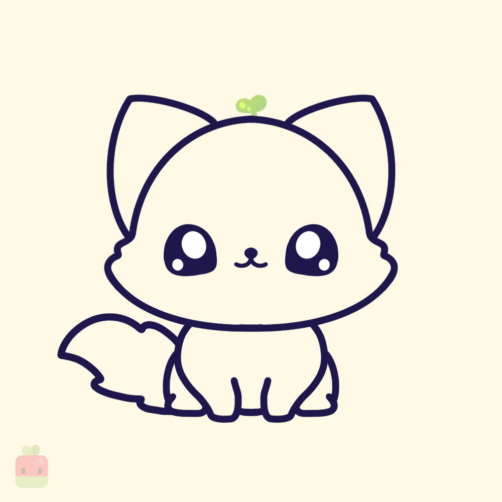 8. Base Linework ∙ Use a monoline brush or your favorite tool to create clean and precise lines.